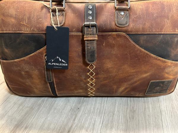 Lederreisetasche XL Alpenleder Braun